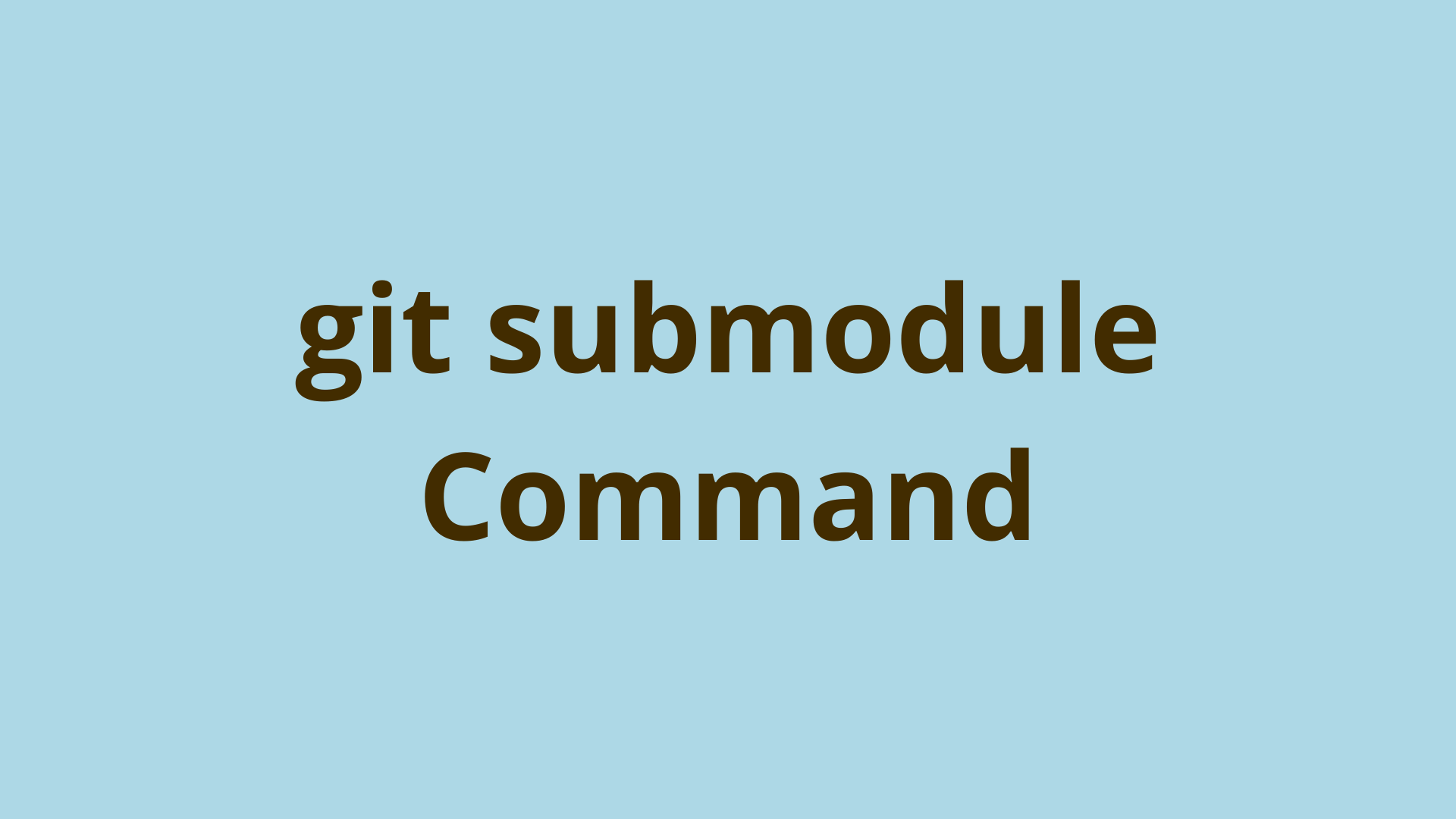 Image of Git Submodule | Tracking sub-repos within your Git repo